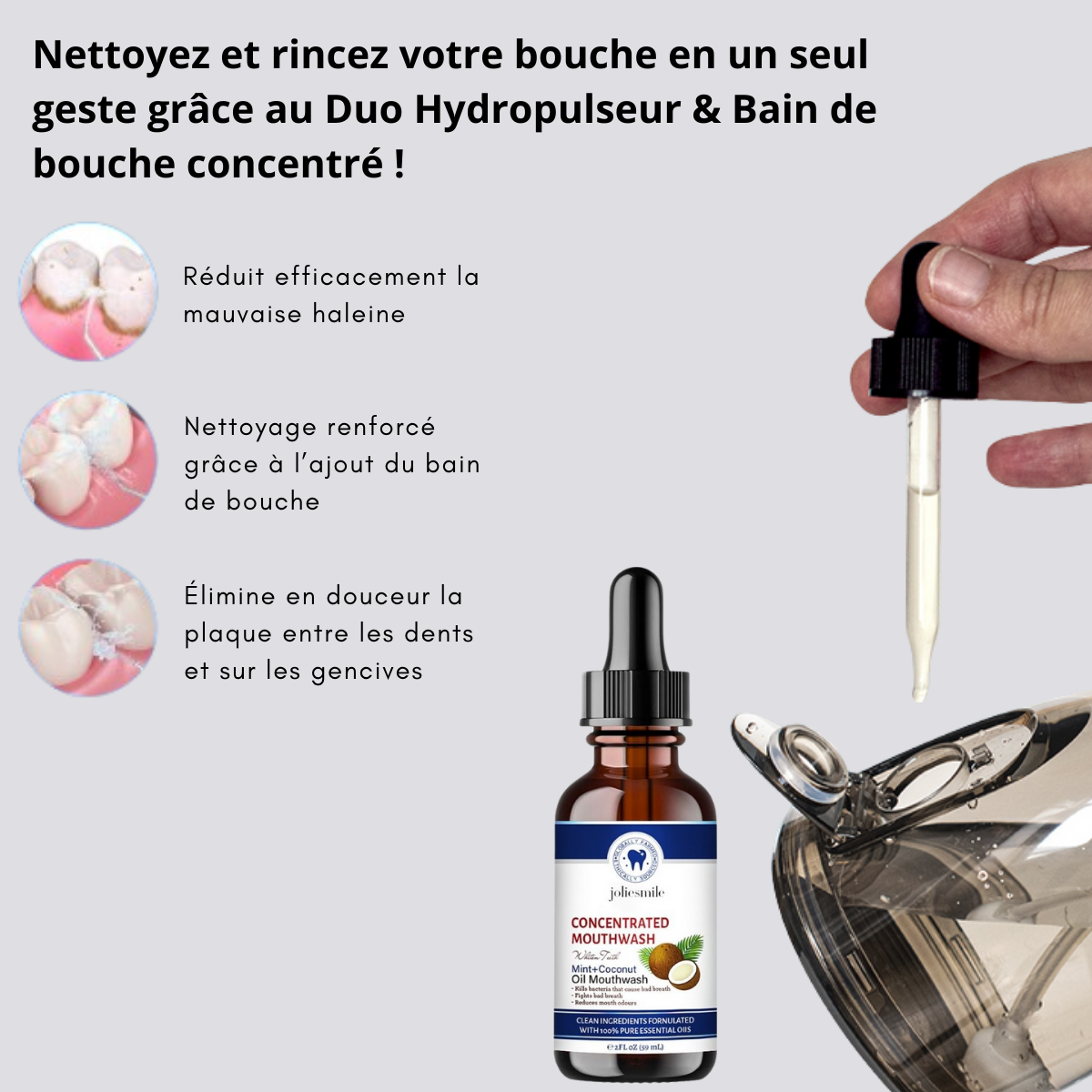 3x Bain de Bouche Concentré - Joliesmile